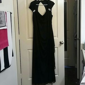 Long black formal dress
